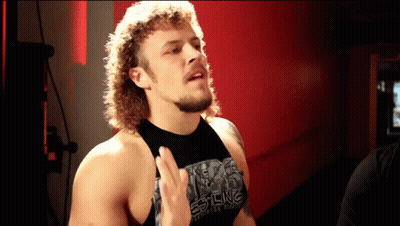 Man In Black Tank Top Saying Texas Wrestling GIF