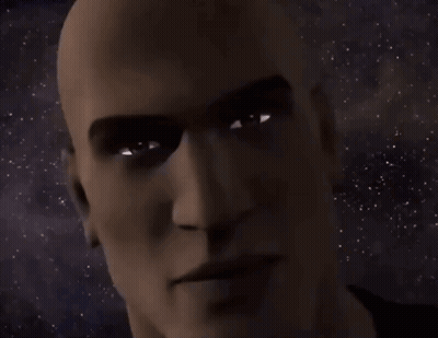 Man In Black Tank Top Under Starry Sky GIF
