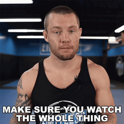 Man In Black Tank Top Watch Whole Thing GIF