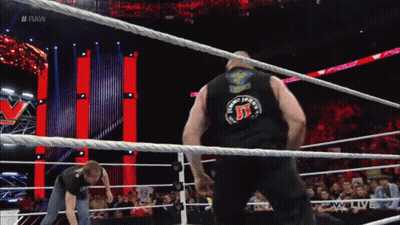 Man In Black Tank Top With Letter J In Wrestling Ring GIF
