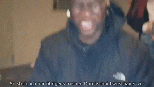 Man In Black The North Face Jacket GIF
