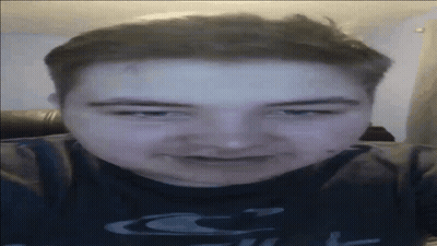 Man In Black Whale Shirt GIF