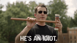 Man In Black What An Idiot GIF