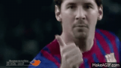 Man In Blue Adidas Jersey Receiving Trophy From Man In Suit GIF