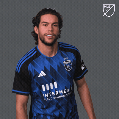 Man In Blue And Black Jersey GIF