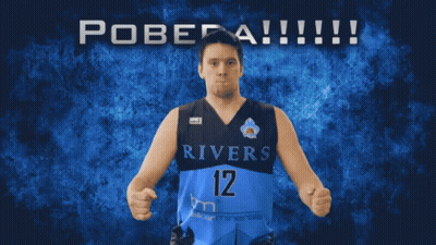 Man In Blue And Black Jersey Number 12 GIF