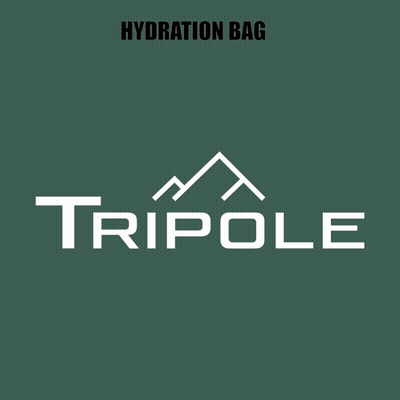 Man In Blue And Gray Hydration Bag GIF