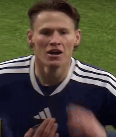 Man In Blue And White Adidas Shirt GIF
