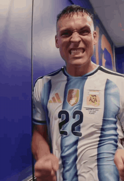 Man In Blue And White Jersey Number 22 GIF