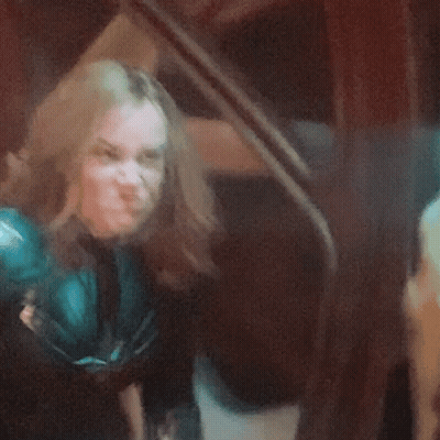 Man In Blue And White Shirt Smiling GIF