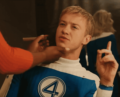 Man In Blue And White Shirt With Number 4 GIF