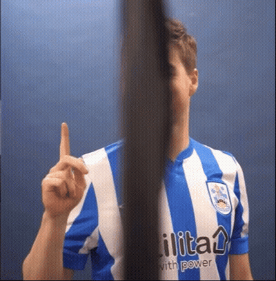 Man In Blue And White Striped Shirt Saying Utility GIF