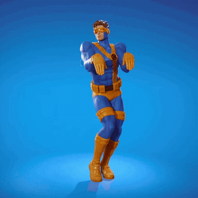 Man in Blue and Yellow Superhero Costume Dancing