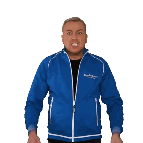 Man In Blue Bank Of America Jacket Sticker