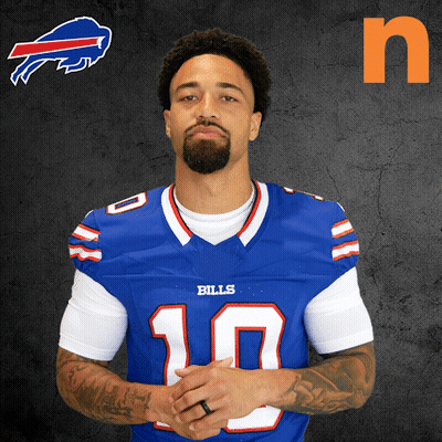 Man In Blue Bills Jersey GIF