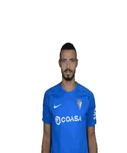 Man In Blue Coasa Shirt Sticker