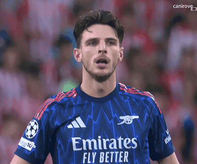 Man In Blue Emirates Fly Better Jersey GIF