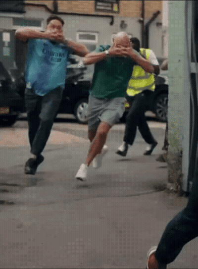 Man In Blue Emirates Shirt GIF