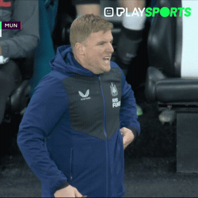 Man In Blue Fly Emirates Jacket GIF