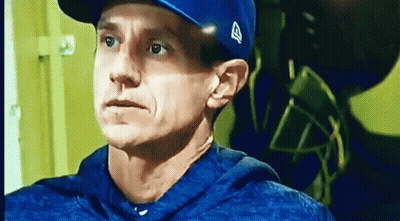 Man In Blue Hat And Shirt GIF