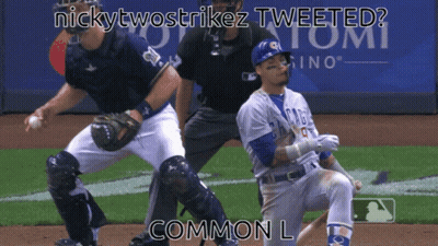 Man In Blue Hat And Shirt GIF