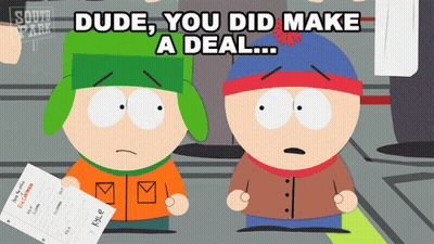 Man In Blue Hat With Red Circle On Head GIF