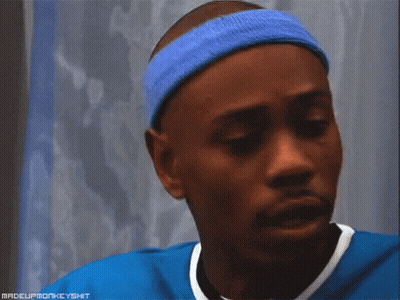 Man In Blue Headband And Blue Shirt Saying Madeupmonkeyshit GIF