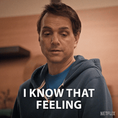 Man In Blue Hoodie Saying I Know That Feeling GIF