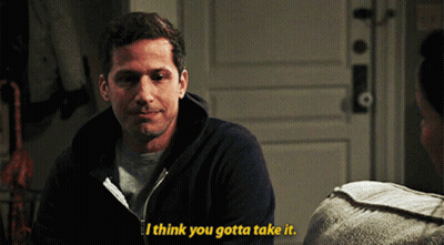 Man In Blue Hoodie Saying I Think You Gotta Take It GIF