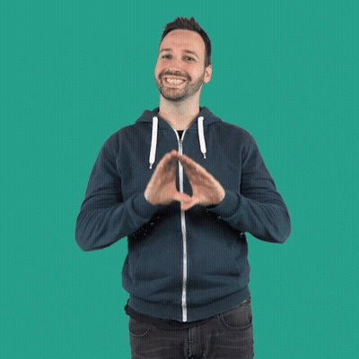 Man In Blue Hoodie Saying Magic GIF