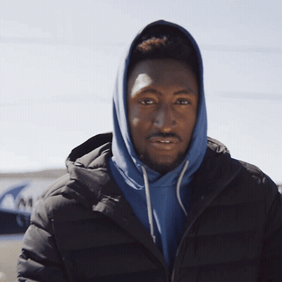 Man in Blue Hoodie Says Anyone Can Get It