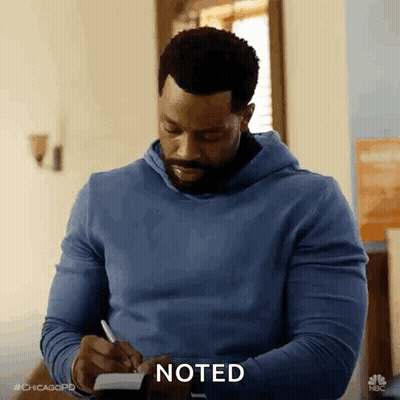 Man In Blue Hoodie Writing GIF