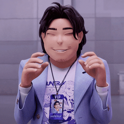 Man In Blue Jacket And Ultra T-Shirt GIF