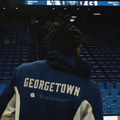 Man In Blue Jacket Georgetown GIF