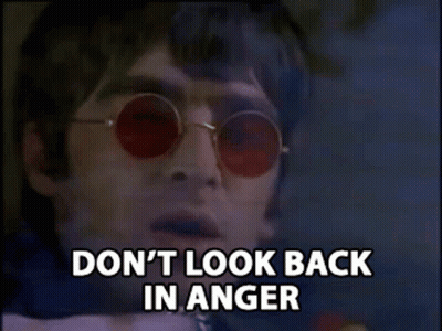 Man In Blue Jacket Holding Guitar GIF