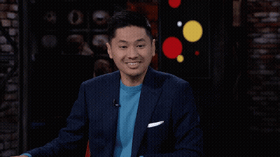 Man In Blue Jacket Making Funny Face GIF
