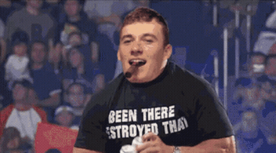 Man In Blue Jacket Saying That's Not The Point With Hands Outstretched GIF