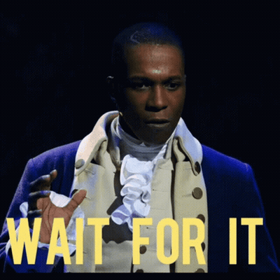 Man In Blue Jacket Saying Wait For It GIF