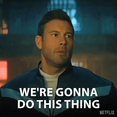 Man In Blue Jacket Saying We're Gonna Do This Thing GIF