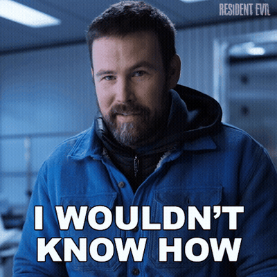 Man In Blue Jacket Says I Wouldn't Know How GIF