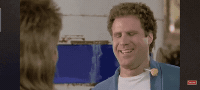 Man In Blue Jacket Smiling Subscribe Button GIF