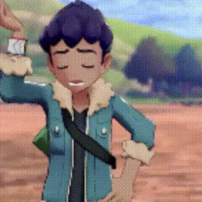 Man In Blue Jacket Standing In Field GIF