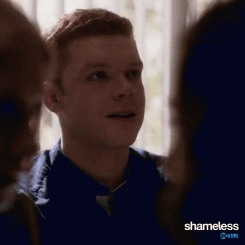 Man In Blue Jacket Talking To Woman GIF