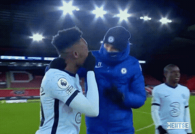 Man In Blue Jacket With Letter II GIF