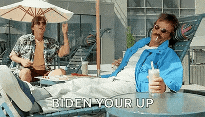 Man In Blue Jacket With Milkshake And Cigarette GIF