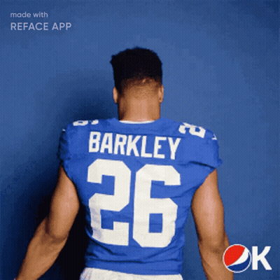 Man In Blue Jersey Barkley 26 GIF