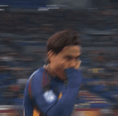 Man In Blue Jersey Number 21 GIF