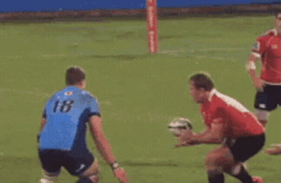 Man In Blue Jersey Number 23 Running On Soccer Field GIF