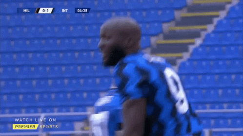 Man In Blue Jersey Number 3 GIF
