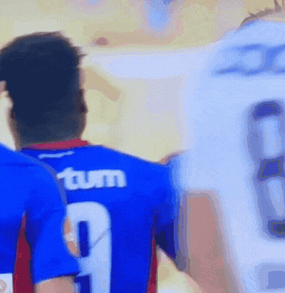 Man In Blue Jersey Number 9 GIF